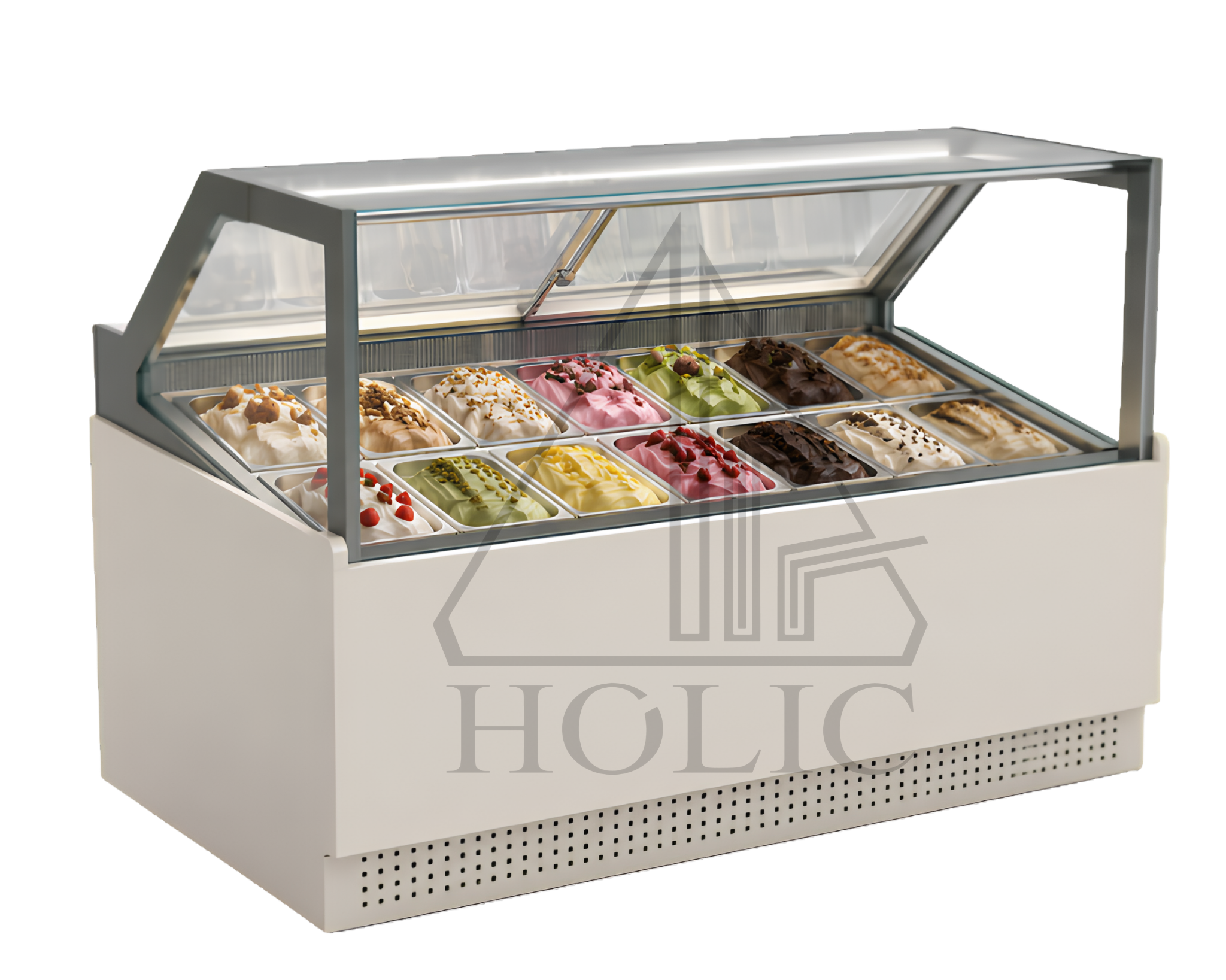 CG Rectangular Gelato Display Case